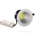 20W AC85-265V COB LED Recessed Downlight 1200lm 30 degree